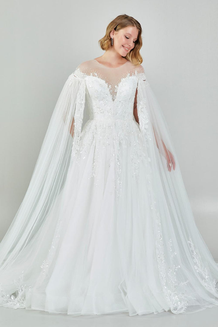 MASAL bridal gown close-up