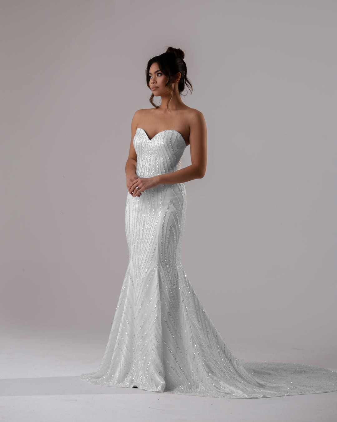 MASAL bridal model in couture gown