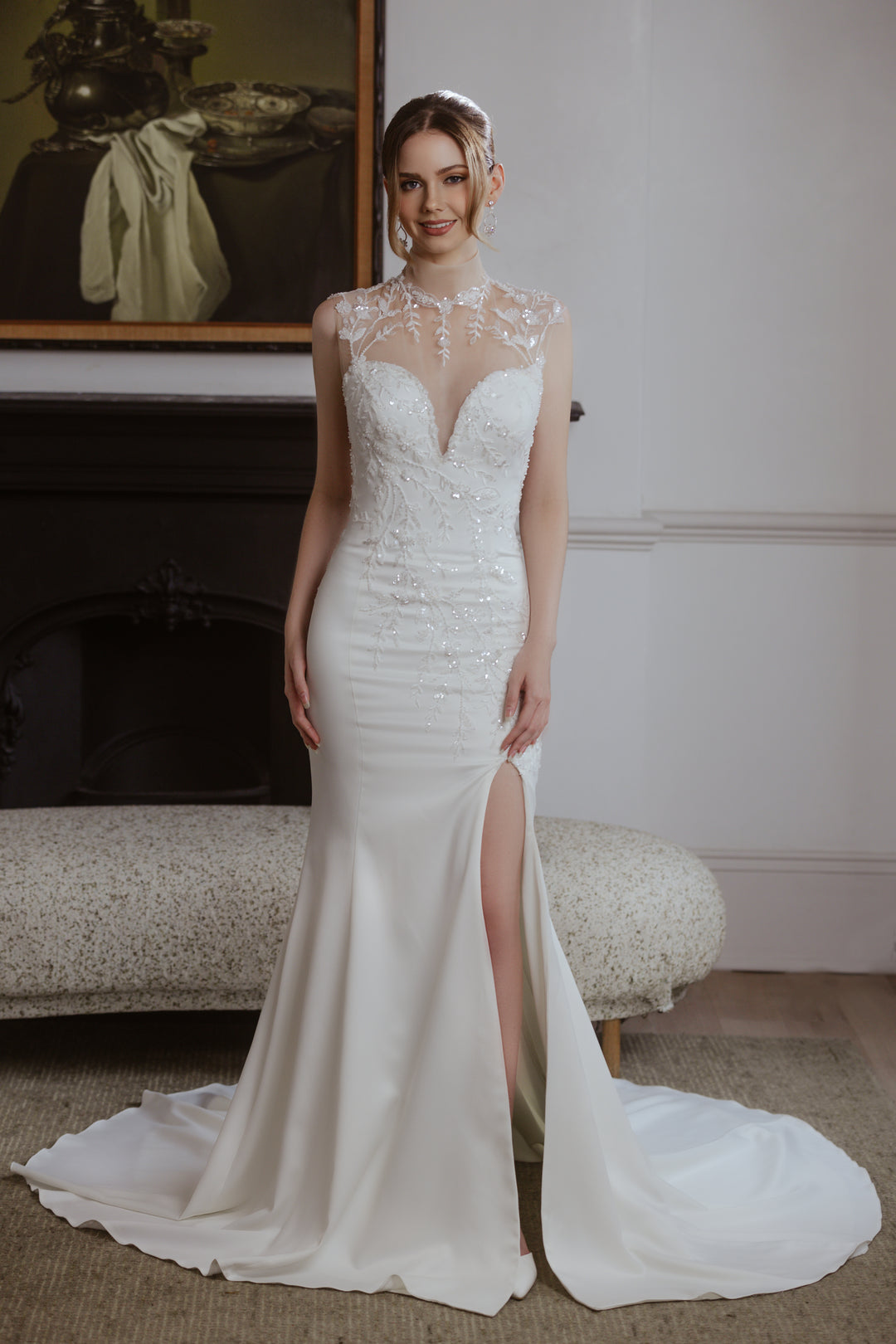 MASAL luxury bridal gown detail