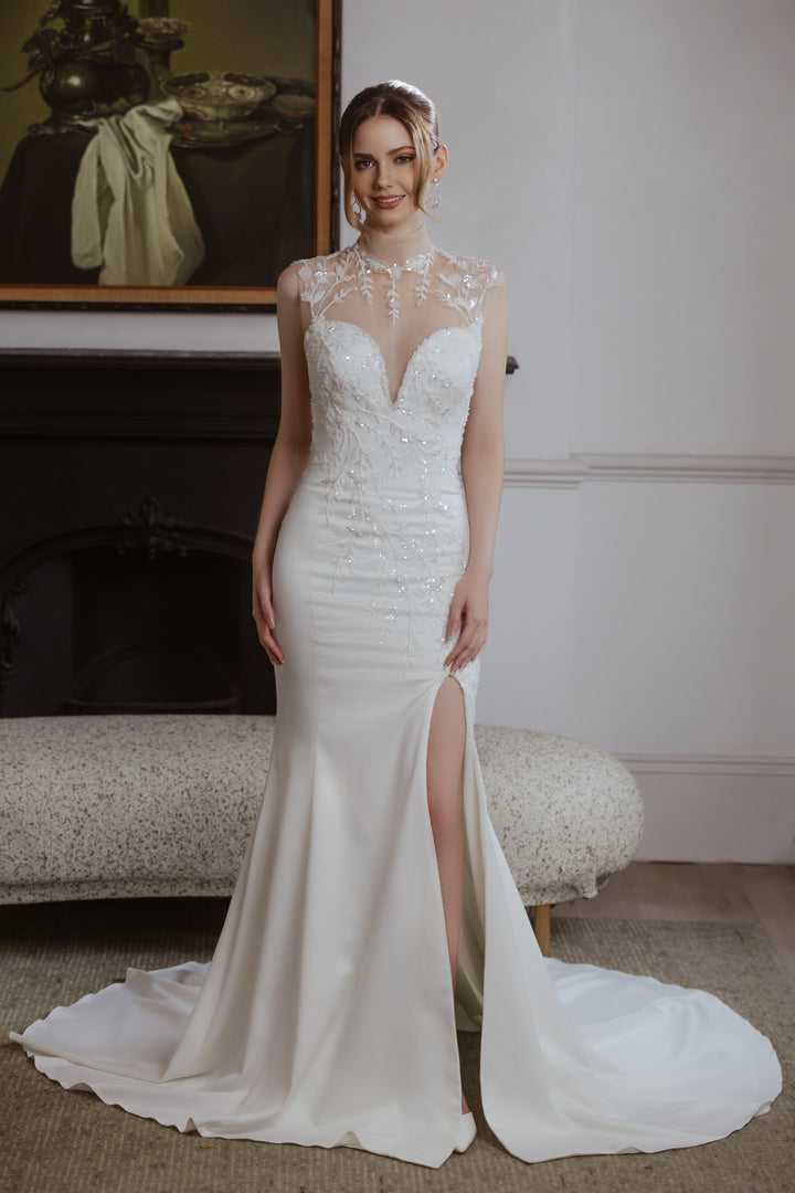 MASAL luxury bridal gown detail