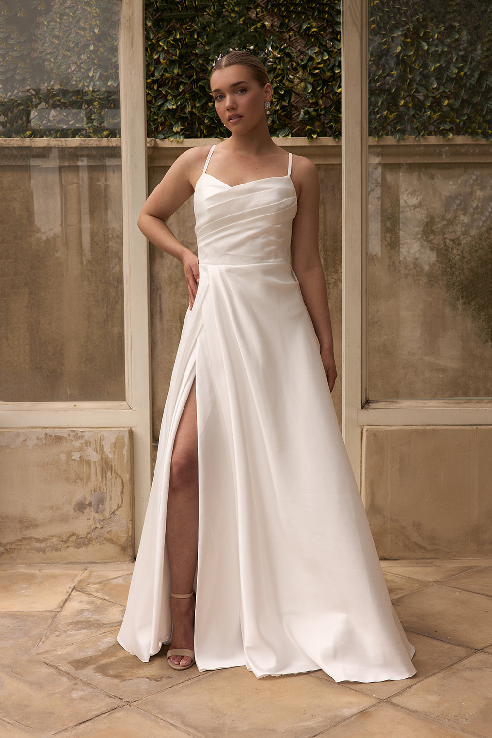 Alexandra gown front view – MASAL