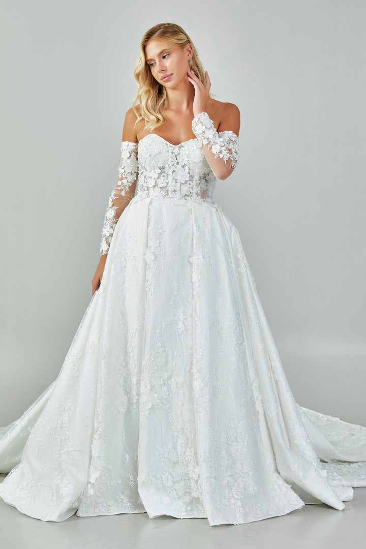 Ayat gown front view – MASAL