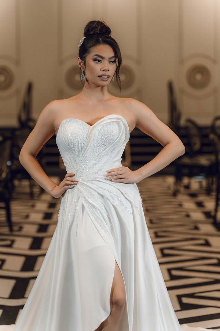 Crocus-Mermaid Style Wedding Dress