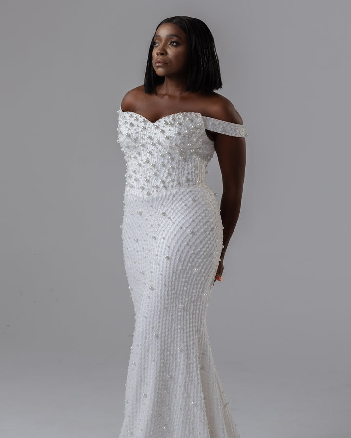 MASAL couture dress mid-shot
