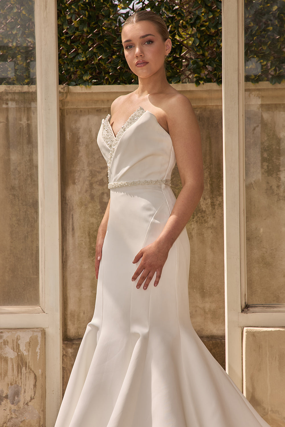Paris bridal gown back view – MASAL