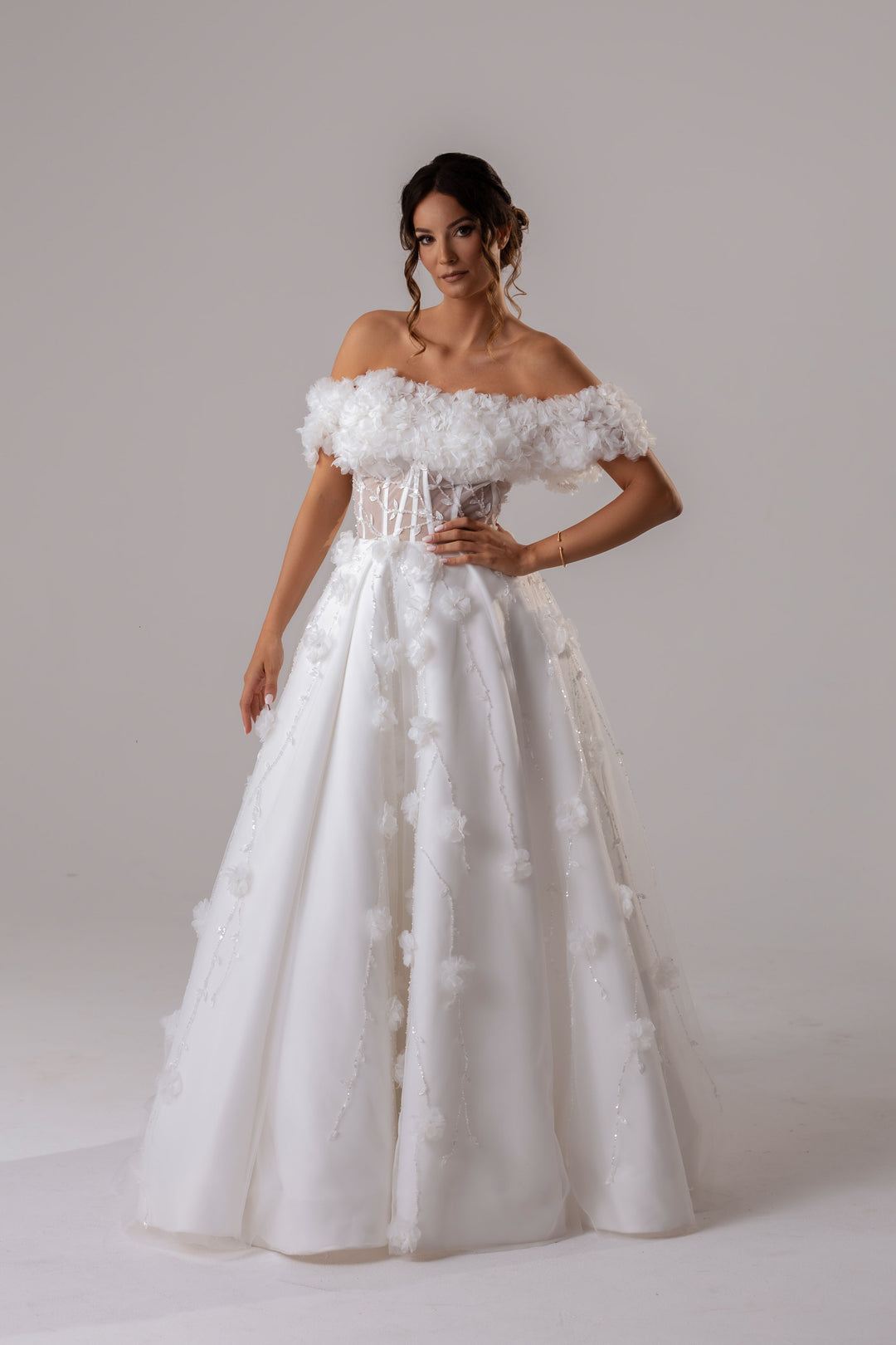Pinar gown front view – MASAL