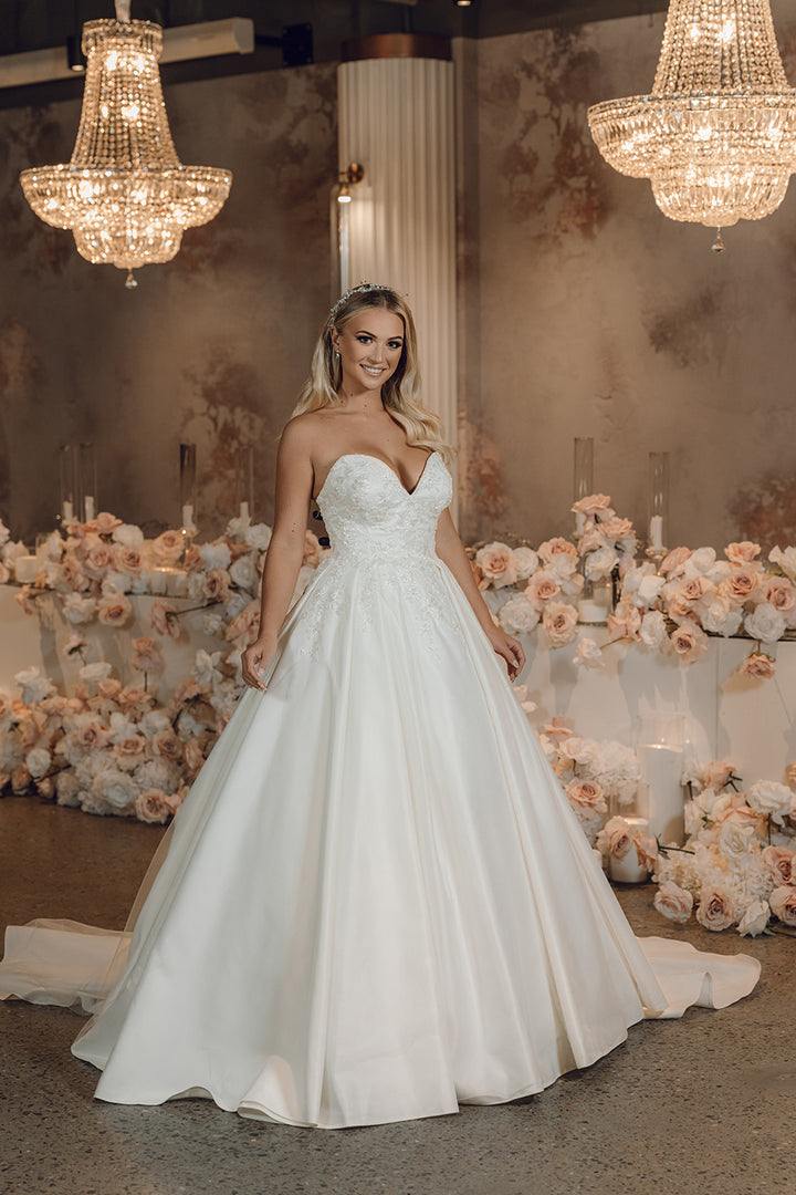 Reverie gown front view – MASAL
