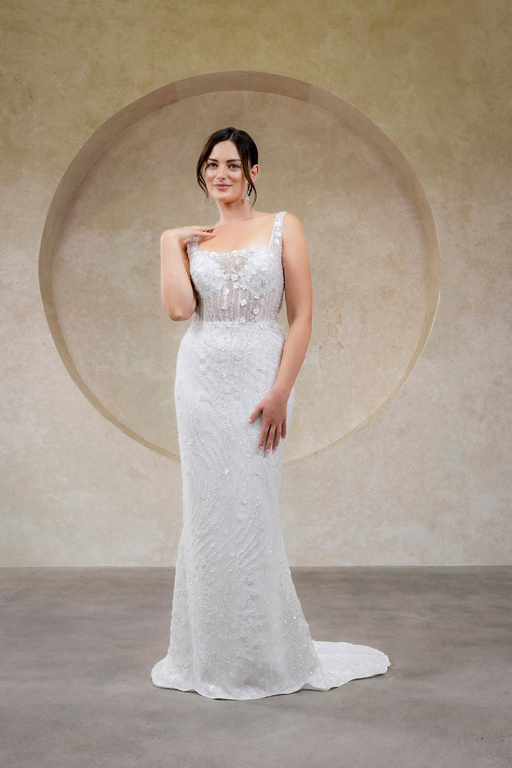 Rebecca gown side view – MASAL