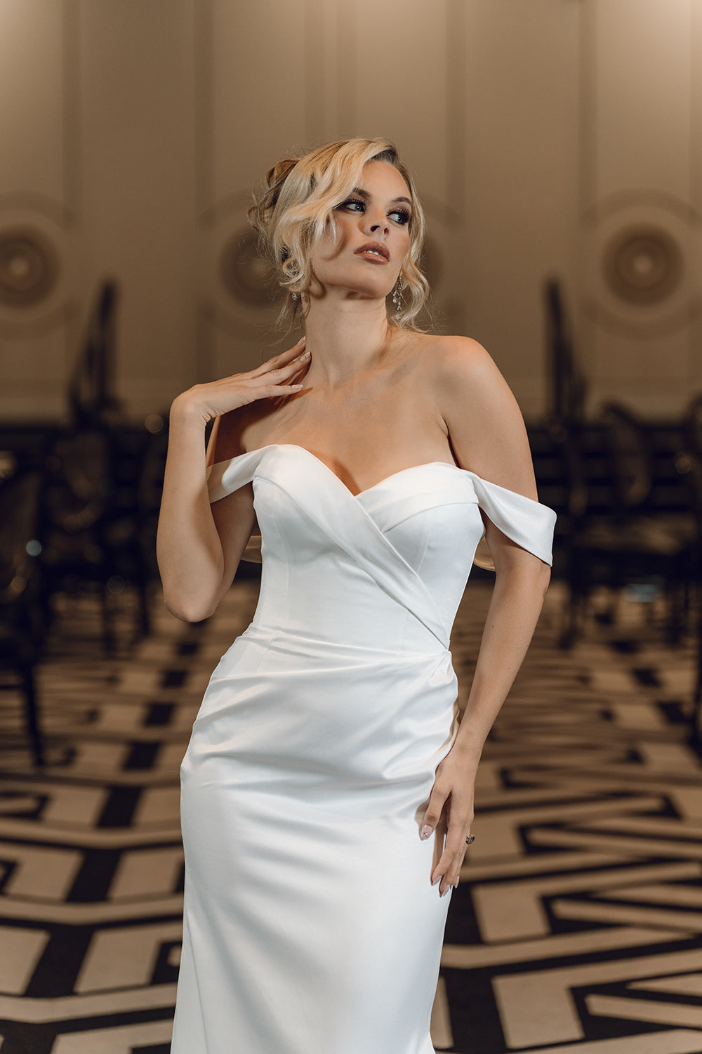 Tenley gown back view – MASAL